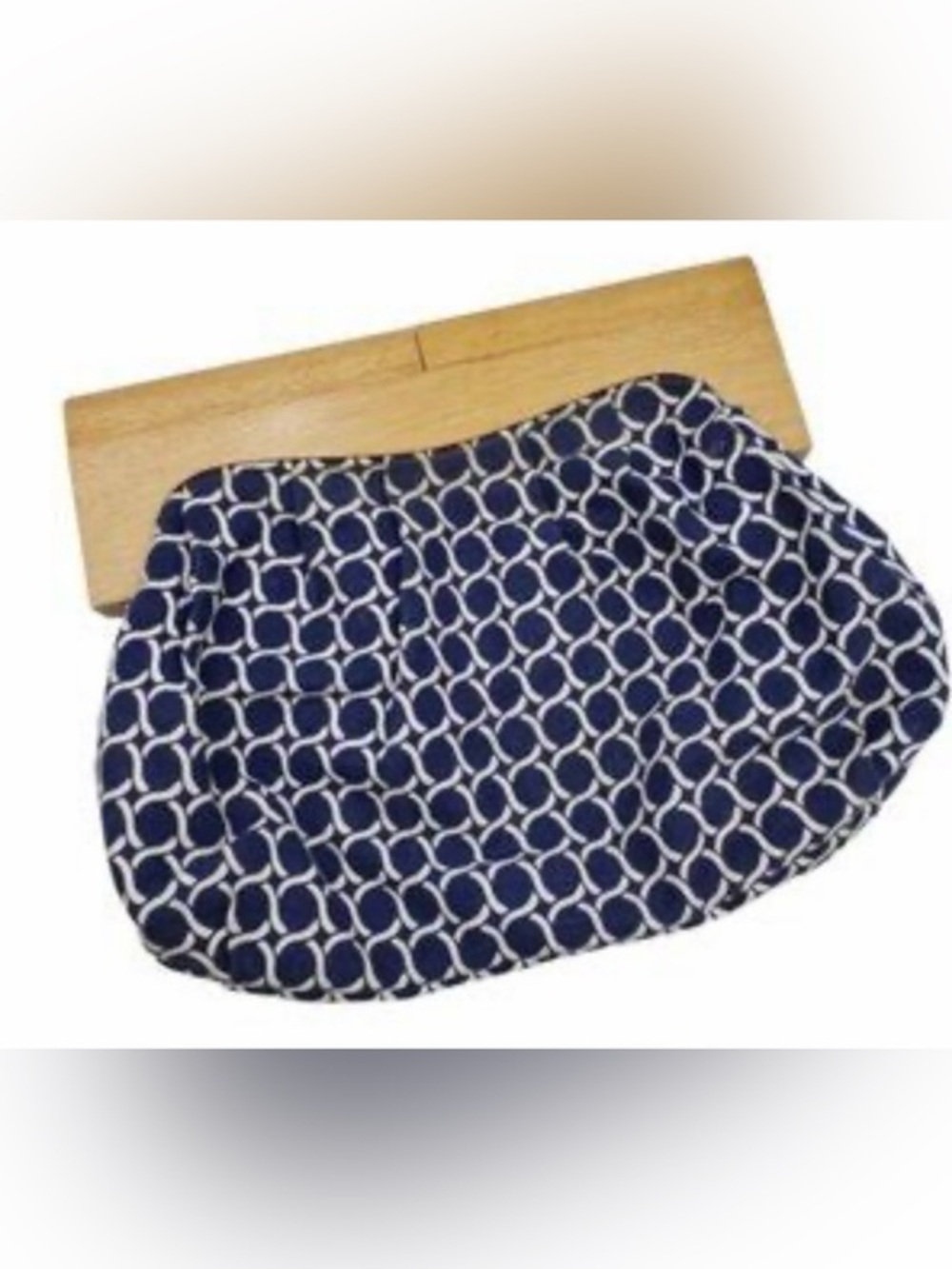 Vintage Wooden Clutch Purse